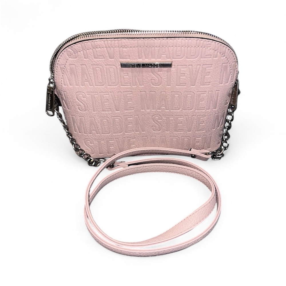 Steve Madden Blush Pink Embossed Crossbody Bag